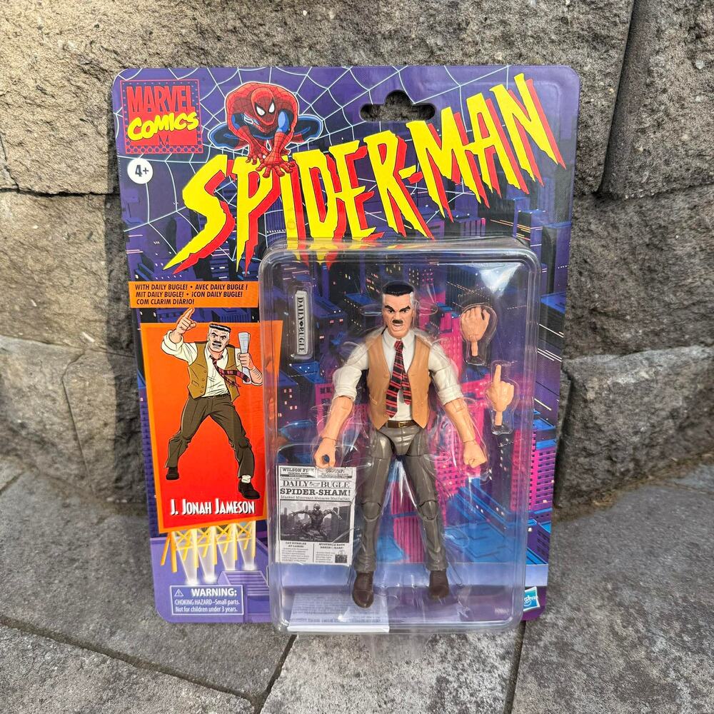 Marvel Legends Spider-Man Retro J. Jonah Jameson Figure Brand New Sealed